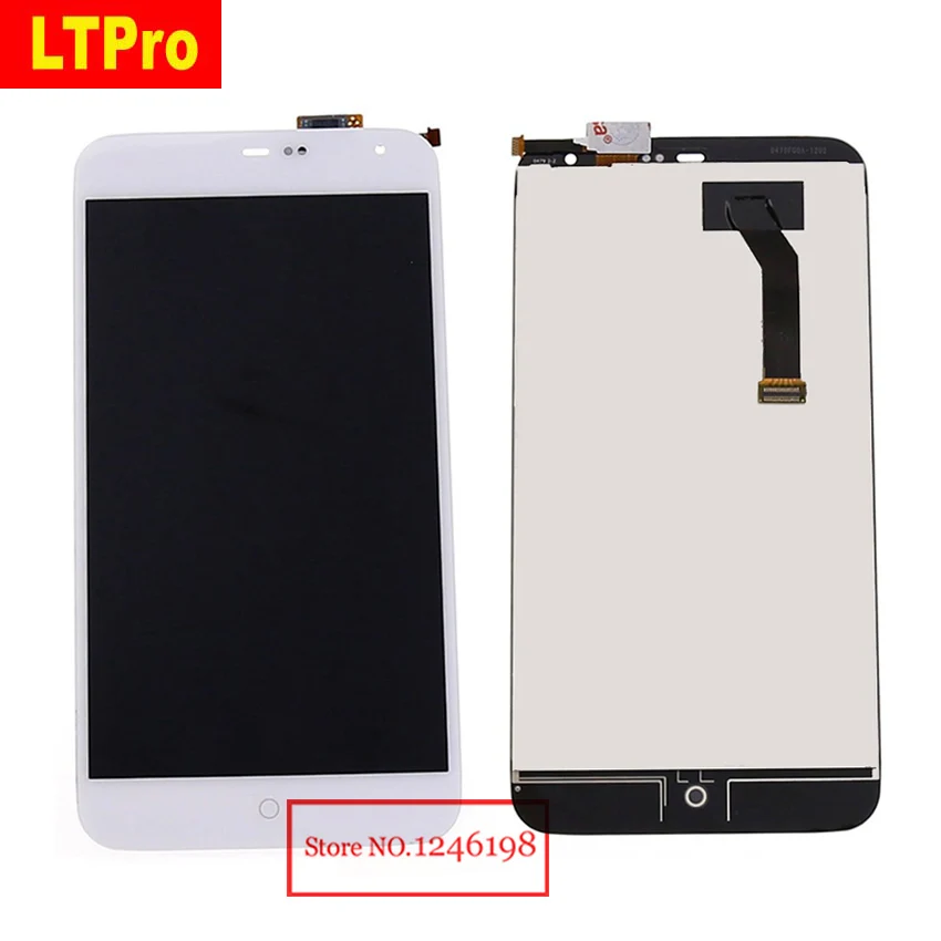 

LTPro New TOP Quality White Full LCD Display Touch Screen Digitizer Assembly For Meizu MX3 5.1" Phone Panel Replacement Parts