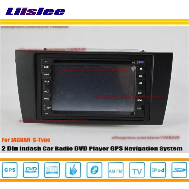 Top Liislee For Jaguar S-Type S Type X Type X-Type 2001~2009 Radio CD DVD Player GPS Navi Navigation System / Double Din Car Audio 0