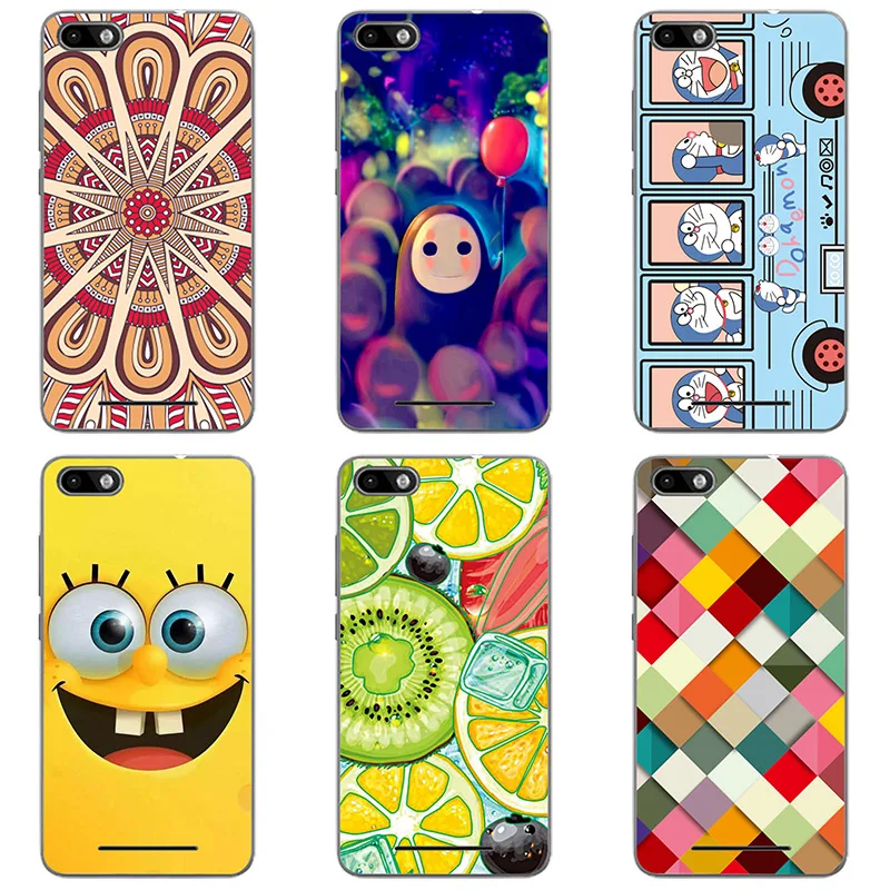 Soft TPU For Wiko Lenny 3/Jerry Case Cover Silicon phone shell Colorful printing K-Koo Painted Flower Cases |
