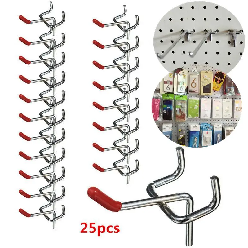 Peg Board Hooks Wall Retail 25pcs 50mm Display Home Hanger AliExpress
