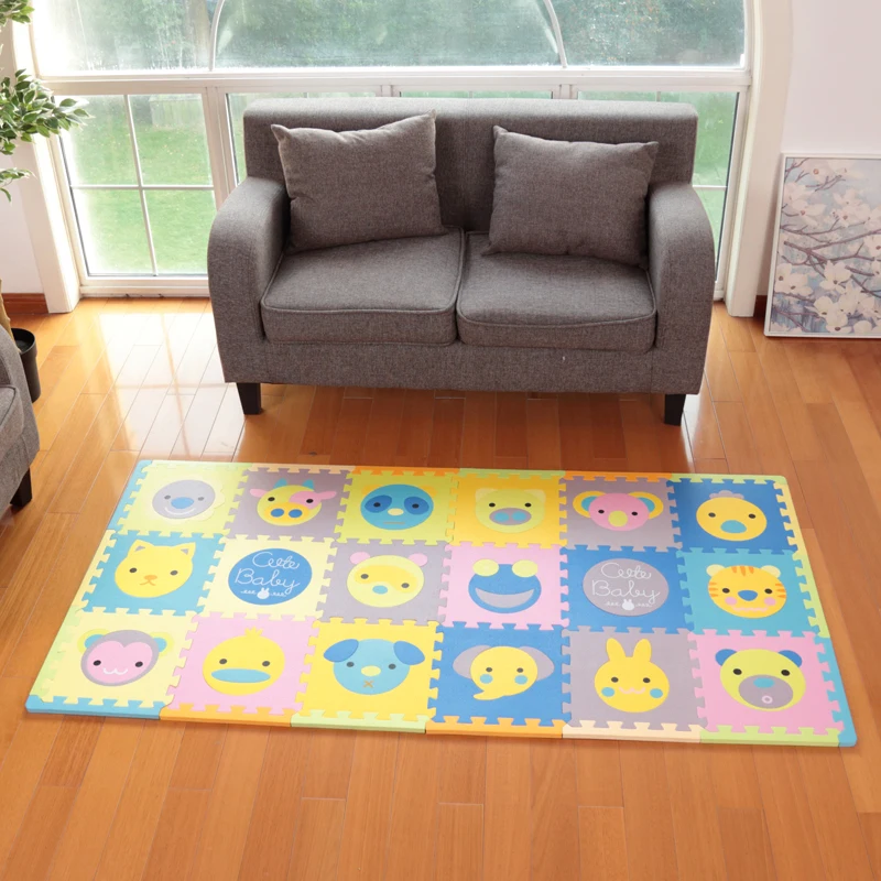 IU Baby Puzzle Floor pad,Children Interlocking Tiles Toy,bedroom