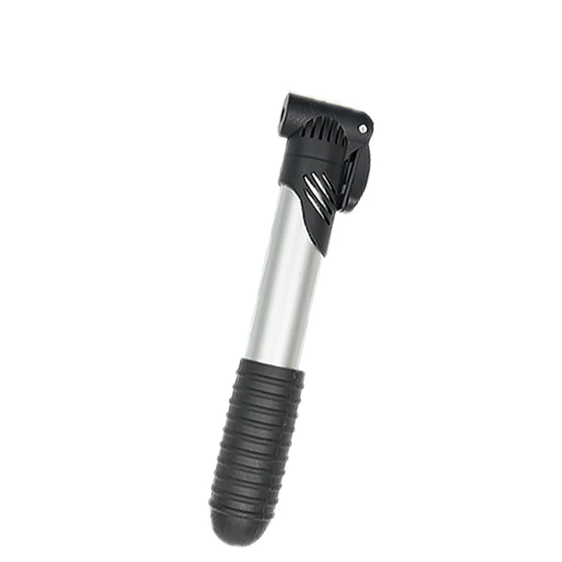 

Outdoor Bicycle Pump Mini Portable Aluminum Alloy Frosted Surface Bicycle Mountain Bicycle Riding Equipment Multi-Function Pump