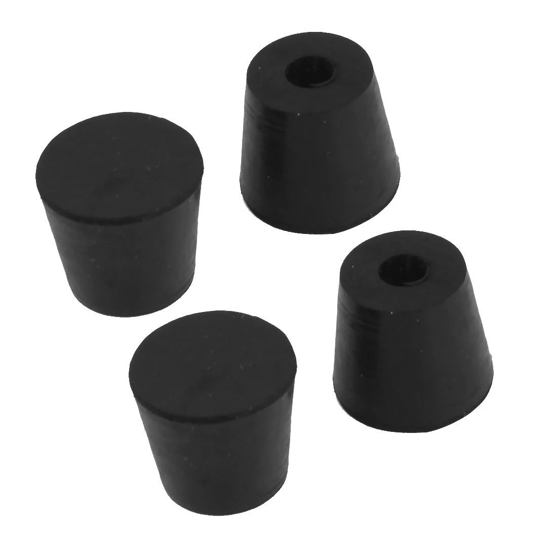 4 pcs 20mm x 17mm furniture Conical rubber feet Pad Covers Bumpers