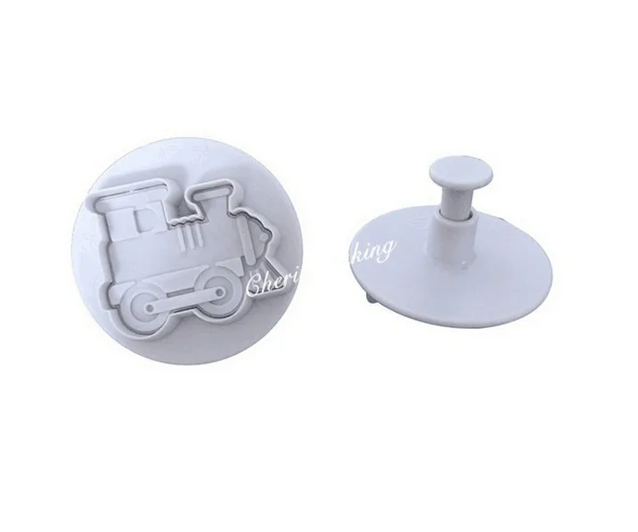 1 Set/4pc Transportation Series Cookie Cutter Plane Train Ship Car Fondant Cake Mold Press Mould Cake Decoration