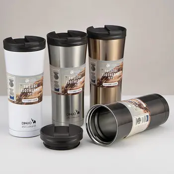 

Vacuum Flasks with lid travel Vacuum cups 500ml stainless steel insulation bottle Coffee cup Water bottles Office cup