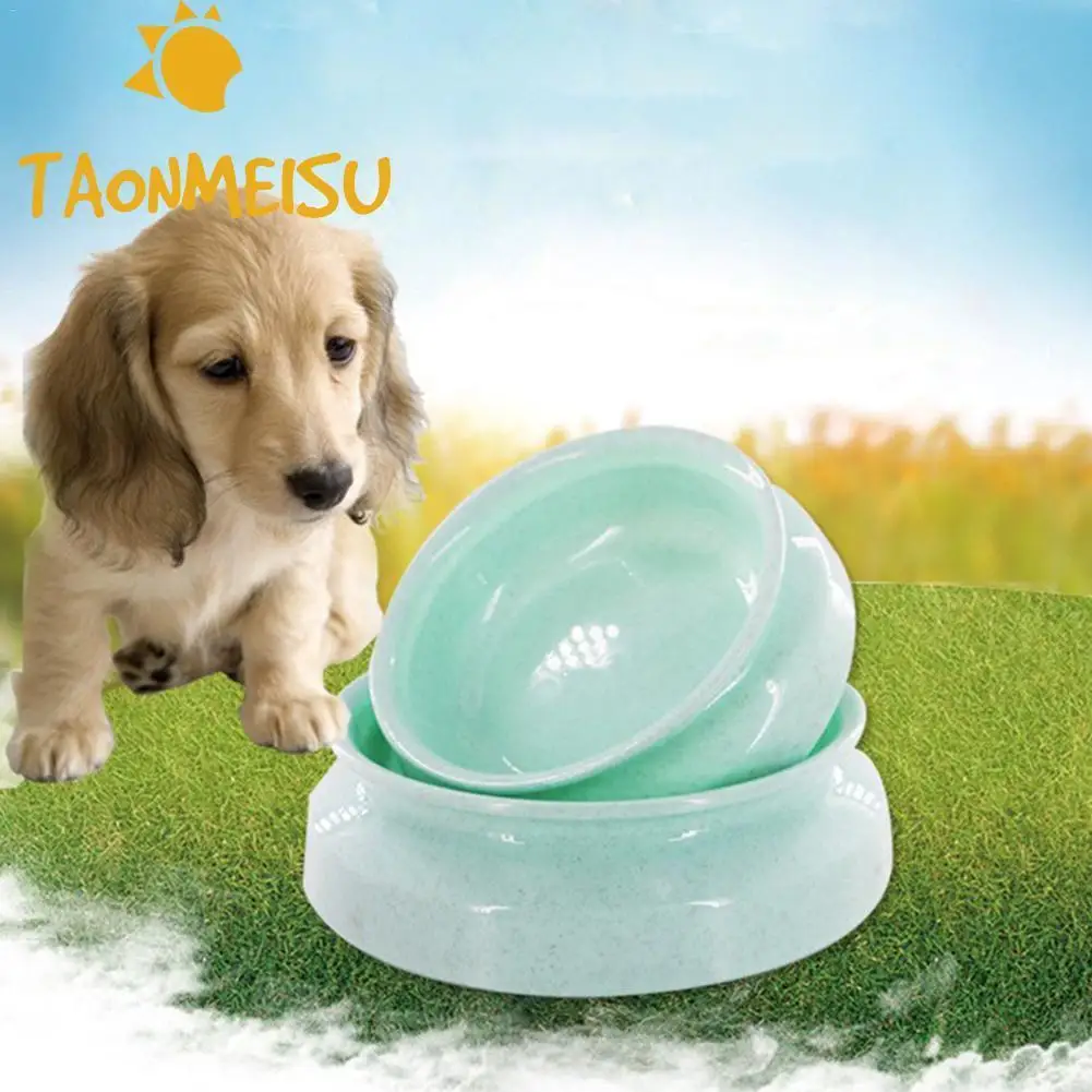 High quality Resin Flanged Bowl Thickened Pet Dog Bowl Puppy Cats Food