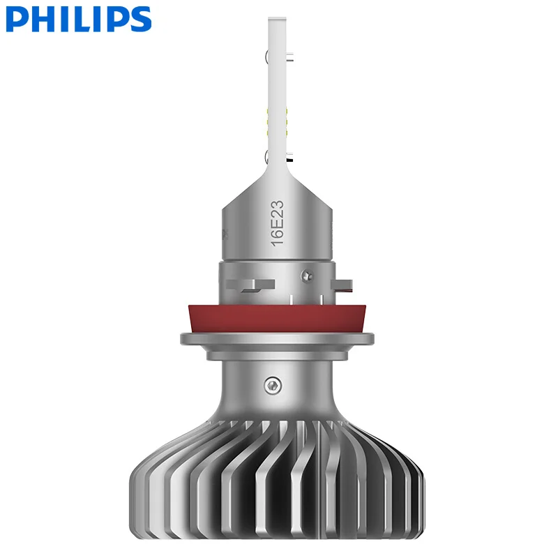 Philips X-treme Ultinon LED H11 12V 11362XUX2 6000K Bright Car LED  Headlight Auto HL Lamp Beam +200% More Bright (Twin Pack)