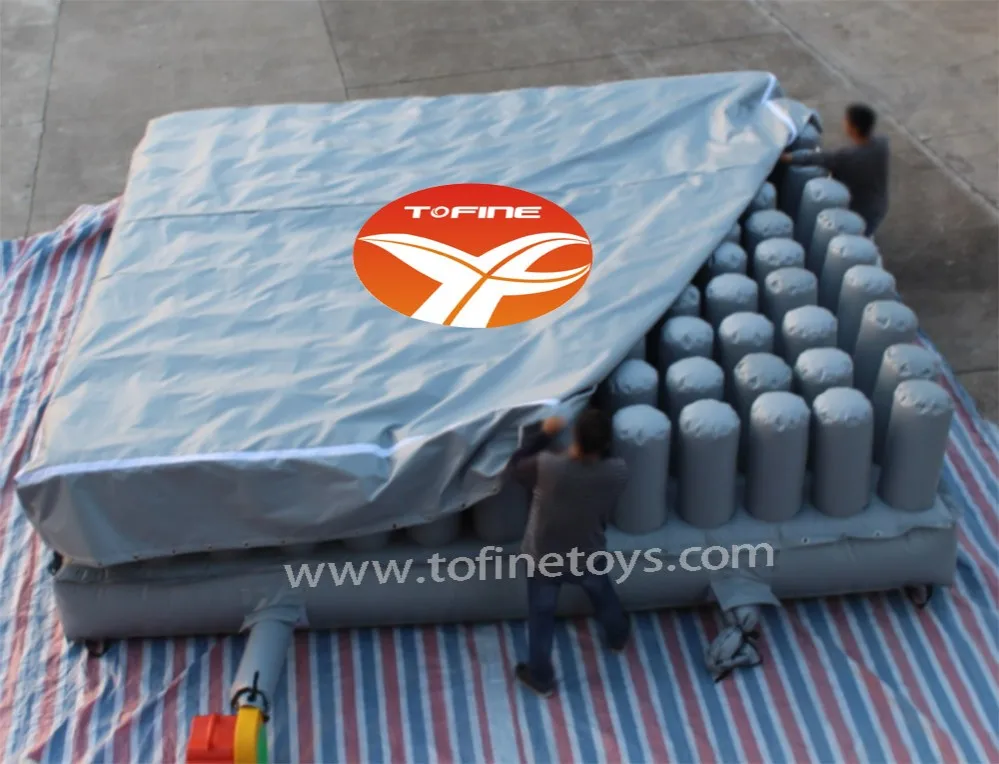 Inflatable air bag for stunts, Jump air bag for bike, inflatable jump air bag for skiing (10)