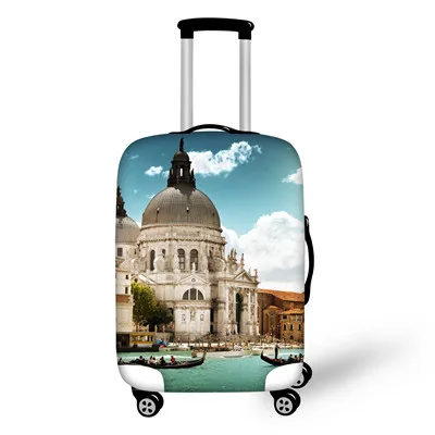 FORUDESIGNS/ водонепроницаемый багажный Защитный чехол для 18-30 дюймов Дорожный чемодан винтажный эластичный толстый чемодан на колесиках - Цвет: H4280