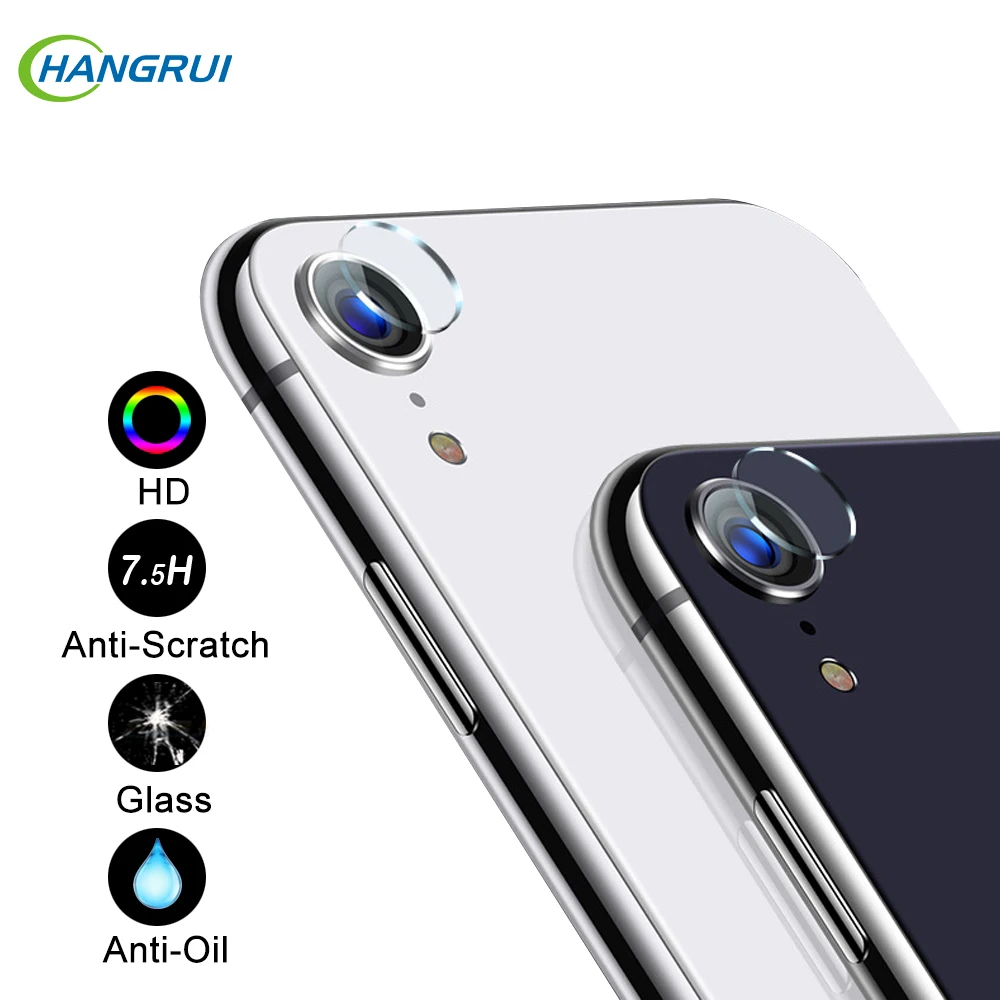 

For iPhone XR XS MAX 8 7 Plus 6 6S Plus Tempered Glass Rear Lens Protective Camera Lens Screen Protector For iPhone XR X 5 5s 5c