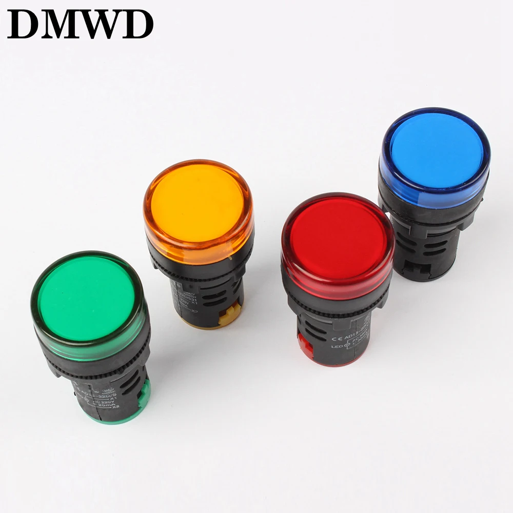 ad16 22 AD16 22 GREEN AC220V Power Indicator Signal Light 22mm mounting size led Indicator lamp
