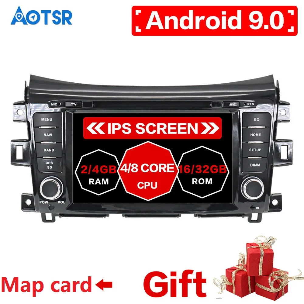 

Car GPS Navigation DVD Player Radio pure Android 9.0 For NISSAN NP300 Navara 2014+ Stereo Headunit SatNav multimedia record IPS