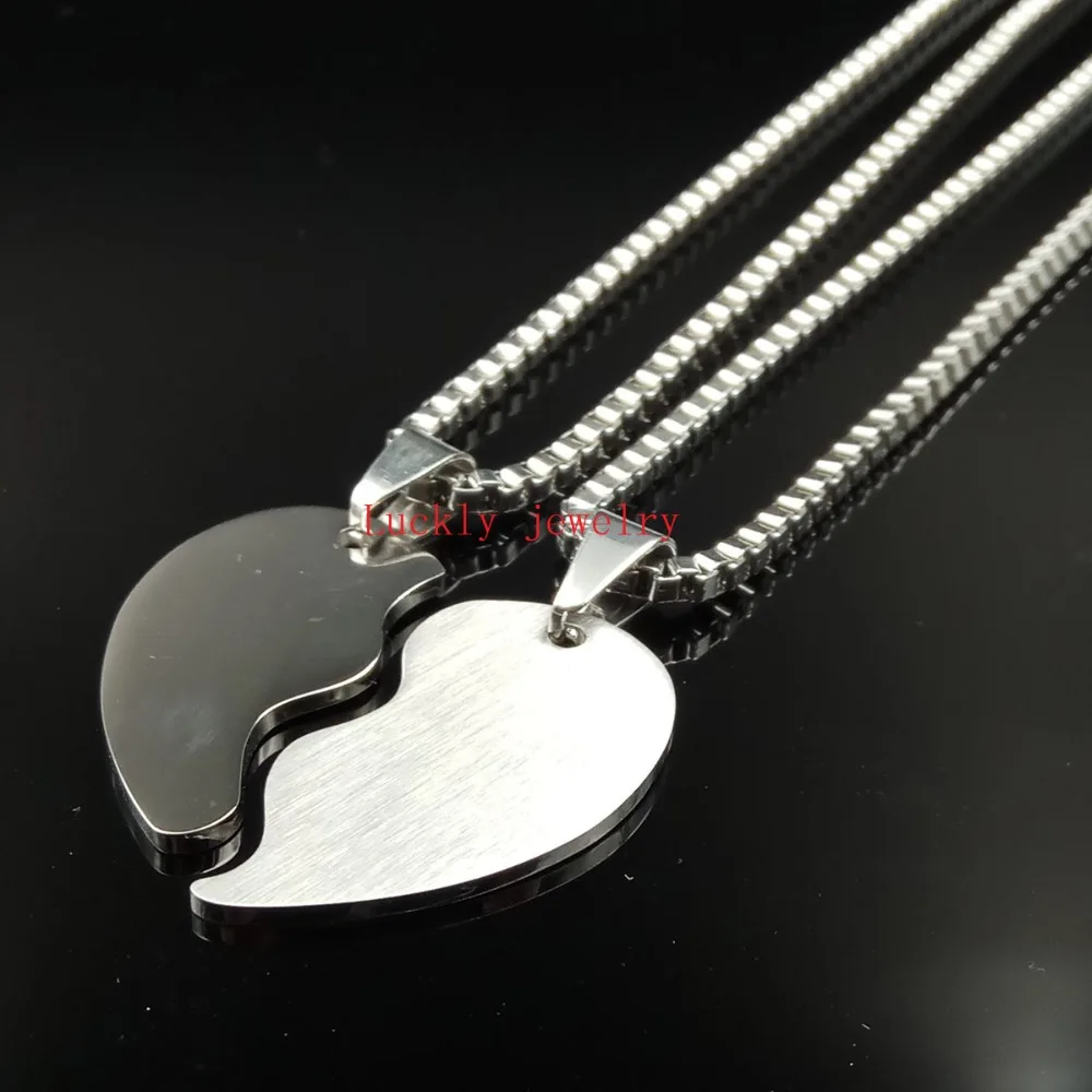 Ожерелье из нержавеющей стали с подвеской в виде сердца|necklace silver|chain necklacechain silver |