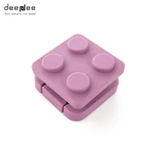 

DEEPDEE Silicone Building Blocks Type Cable Winder Earphone Lines Wrapped Earbuds Holder Bobbin Wire Organizer Cable Cord Wrap