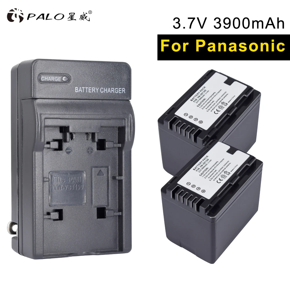 

PALO VBT380 2pcs digital batteries+charger for panasonic HC-V720/520/210/110GK/MGK W850/570/580GK/MGK V770GK/MGK VX870/970/980