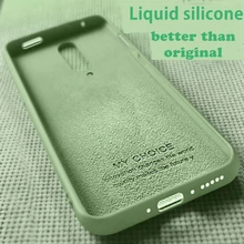 Original Liquid Silicone Phone Case For Oneplus 7 Pro Luxury Cover One Plus 7 Bumper Oneplus7 Oneplus7pro Protection Couple Case