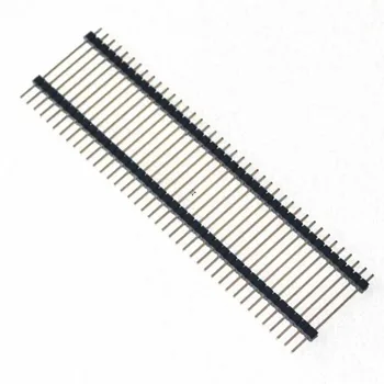 

10pcs/lot Row needles 2.54 double plastic 1 * single 40pin high 30mm