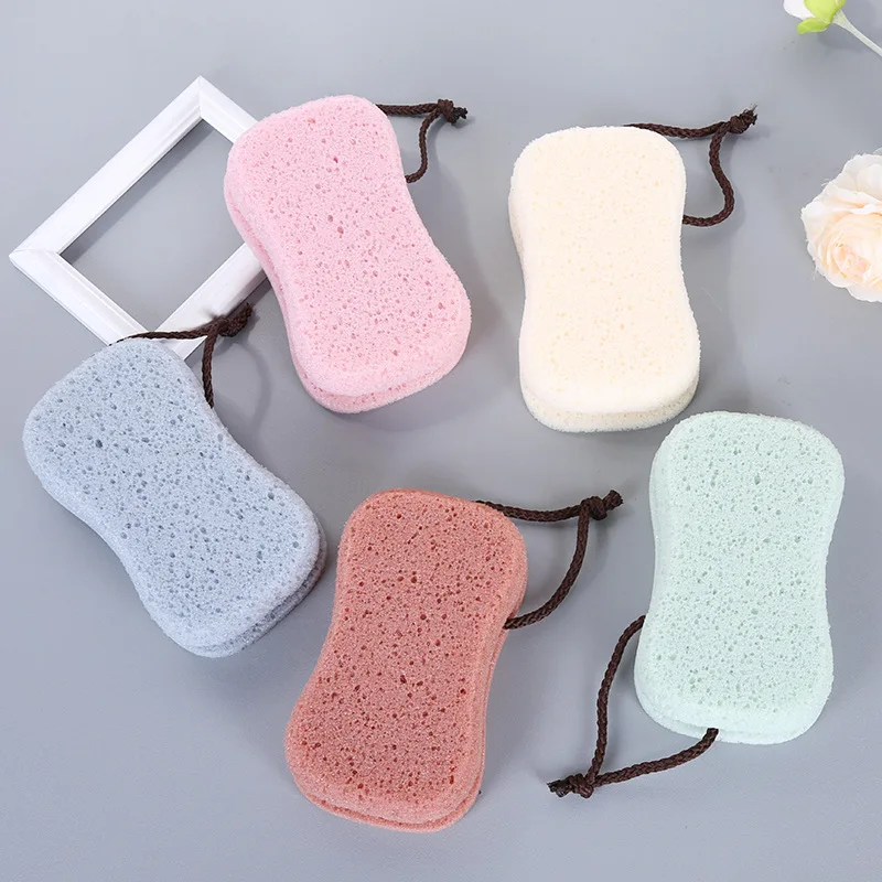 Kolifu 1pcs Bath Ball Scrubber Shower Body Cleaning Mesh Nylon Sponge Rich Bubbles Body Loofah Massage Shower Scrubber KLF009