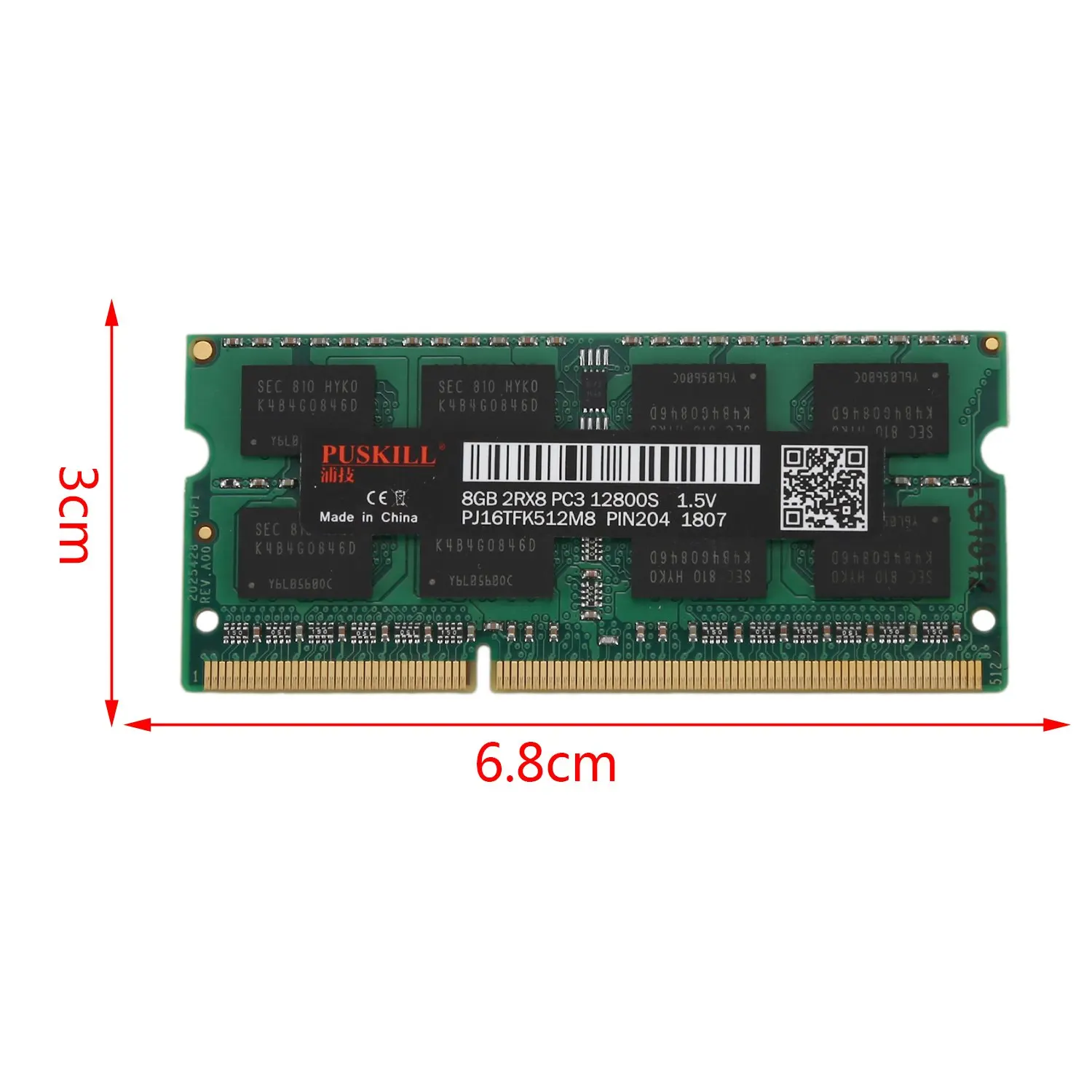 PUSKILL DDR3 8G 1,5 V 204Pin ram память для ноутбука