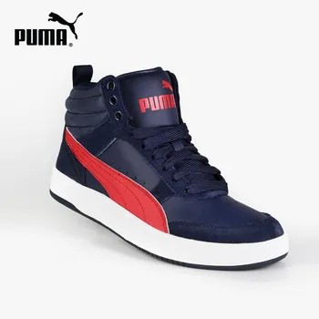 

PUMA Rebound Street V2 Jr High-top sneakers blue and red