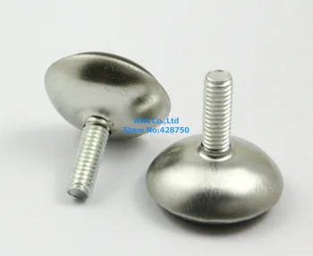 

20 Pieces 28mm Base M6x13mm Adjustable Furniture Leg Table Leveling Feet Pad