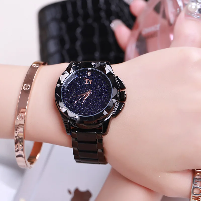 

Fashion Trend Watch Female Watch Steel Belt Waterproof Retro Business Simple Quartz Ladies Watch