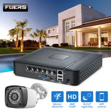 FUERS 4.0MP 4CH 5in1 AHD DVR Surveillance CCTV Security System 1520P Waterproof Camera CCTV Video HDMI With 1TB 2TB HDD DIY Set