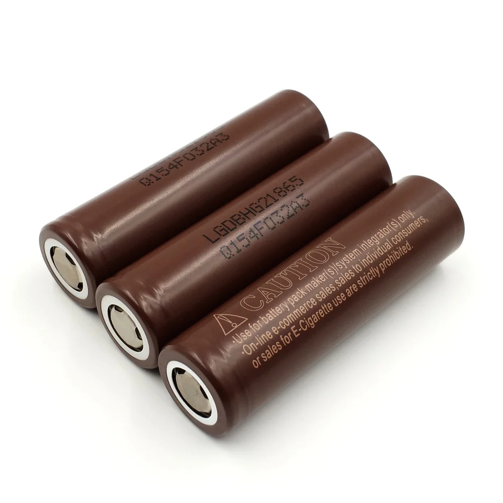 Amorge LG HG2 18650 3 7v Lighter 18650 li ion Battery 3000mAh 30A Discharge Current Electric