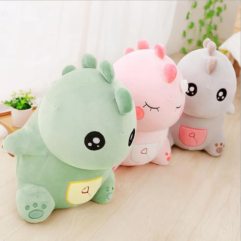 

New Lovely Small Dinosaur Plush Toy Stuffed Animal Plush Doll Toys Birthday Gift Send to Children
