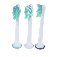 3PCS Generic Electric Sonic Teeth Brush Replacement Fits For Philips Sonicare Toothbrush Heads Proresults Soft Bristles