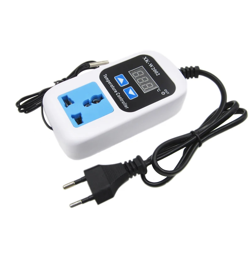 

Digital display temperature controller adjustable temperature socket automatic temperature switch W2002 AC110V-220V