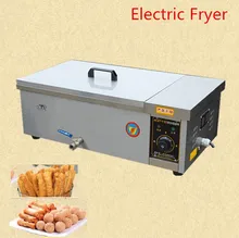1PC YF-25 deep fryer pot,Commercial Household Stainless Steel Deep Fryer Machine For Potato,Chicken Frying Machine