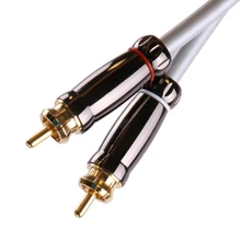 SKW highend rca jack audio cables male to male rca aux cable subwoofer digital coaxial rca cable for CD car subwoofer amplifier