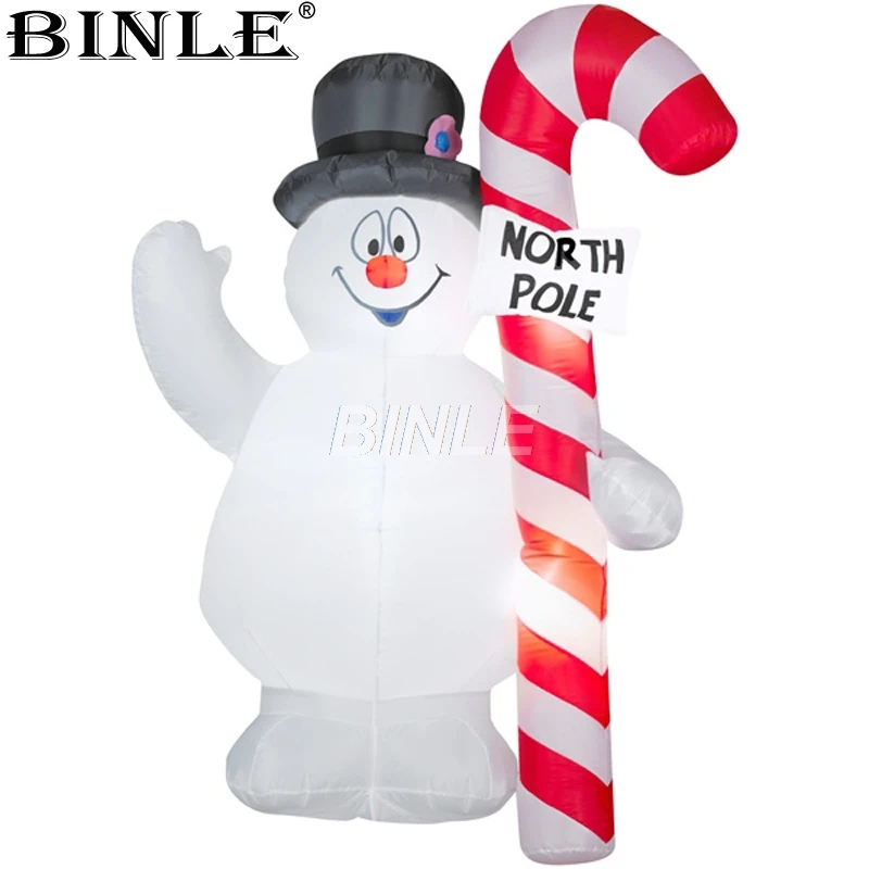 Hot Sale Giant Christmas Inflatable Snowman Led Lighted Snowman