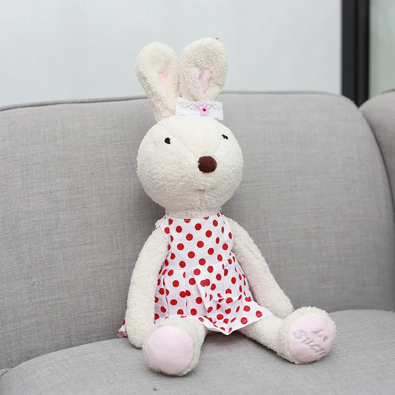 1 шт. милая плюшевая кукла кролик Le Sucre, мягкие кролики, мягкие животные, плюшевые детские игрушки для девочек, подарки на день Святого Валентина - Цвет: g