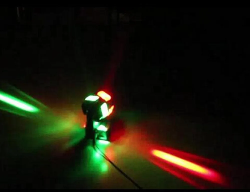 2 шт./Бесплатная доставка dmx свет этапа 8x15 Вт 4in1 RGBW светодиодный свет для вечерние эффект неограниченное вращение двойной колеса disco