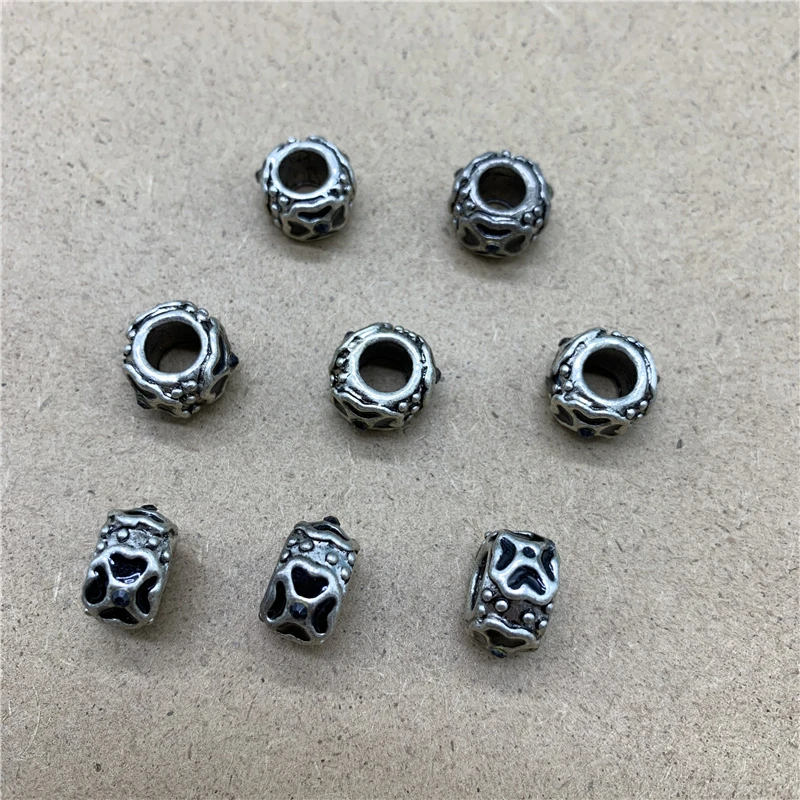 

8pcs 10mm Alloy Beads Cap Ancient Alloy Charms Pendant Jewelry Finding Charms For Jewelry Making DIY Accessories #017