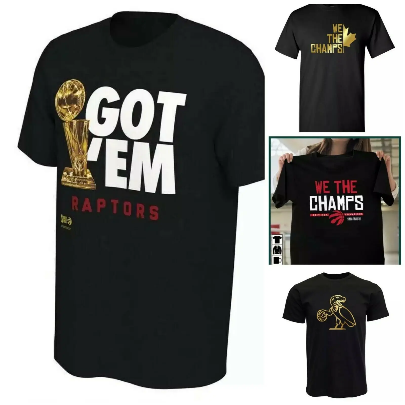 

Toronto Winner Raptors Finals 2019 T Shirt Lowry Leonard Men Win