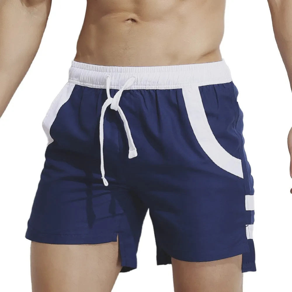 

New Superbody Men 's Shorts Summer Shorts Fashion solid male fashion Board Shorts 2 colors