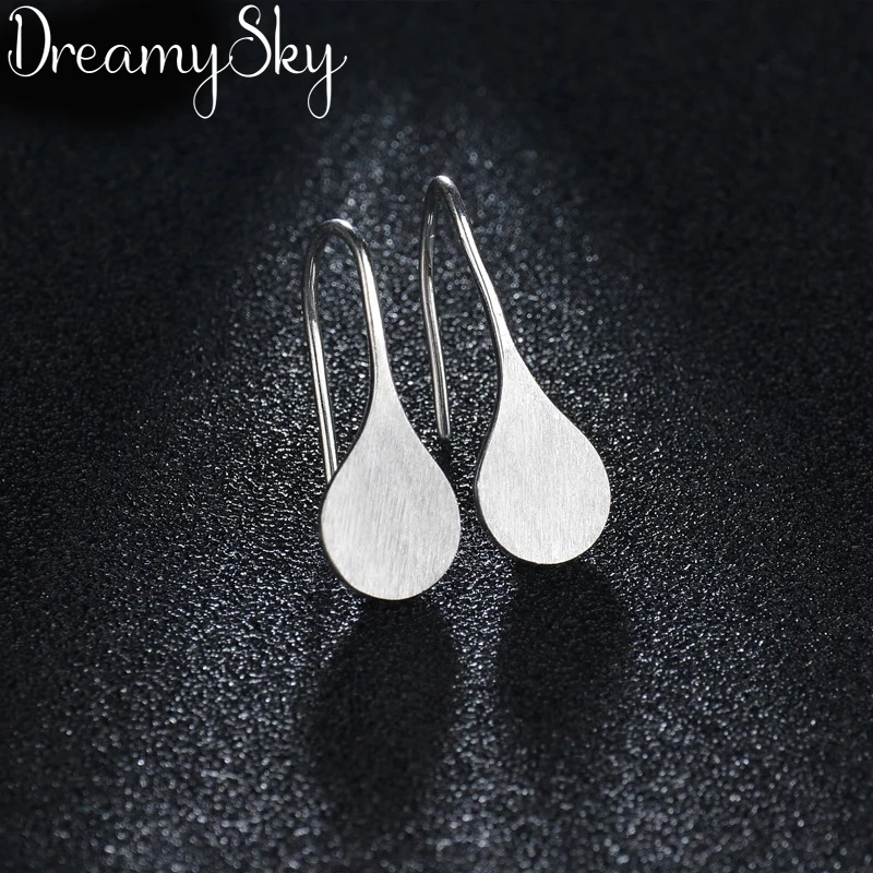DreamySky 100% Настоящее серебро ювелирное изделие новые корейские винтажные простые