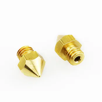

SWMAKER Prusa/Anet 3D Printer Part Extruder Brass Nozzle Head 5 Sizes 0.6mm / 0.5mm / 0.4mm / 0.3mm / 0.2mm brass nozzle