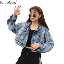 NiceMix джинсовая куртка женская верхняя одежда джинсовая куртка повседневные пальто и куртки женские свободные уличные Manteau Femme Hiver