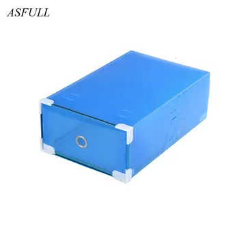 

Eco-Friendly Shoe Organizer Drawer Transparent Plastic Shoe Storage Box Rectangle PP For Thickened Shoes Drawer Shoe Boxes