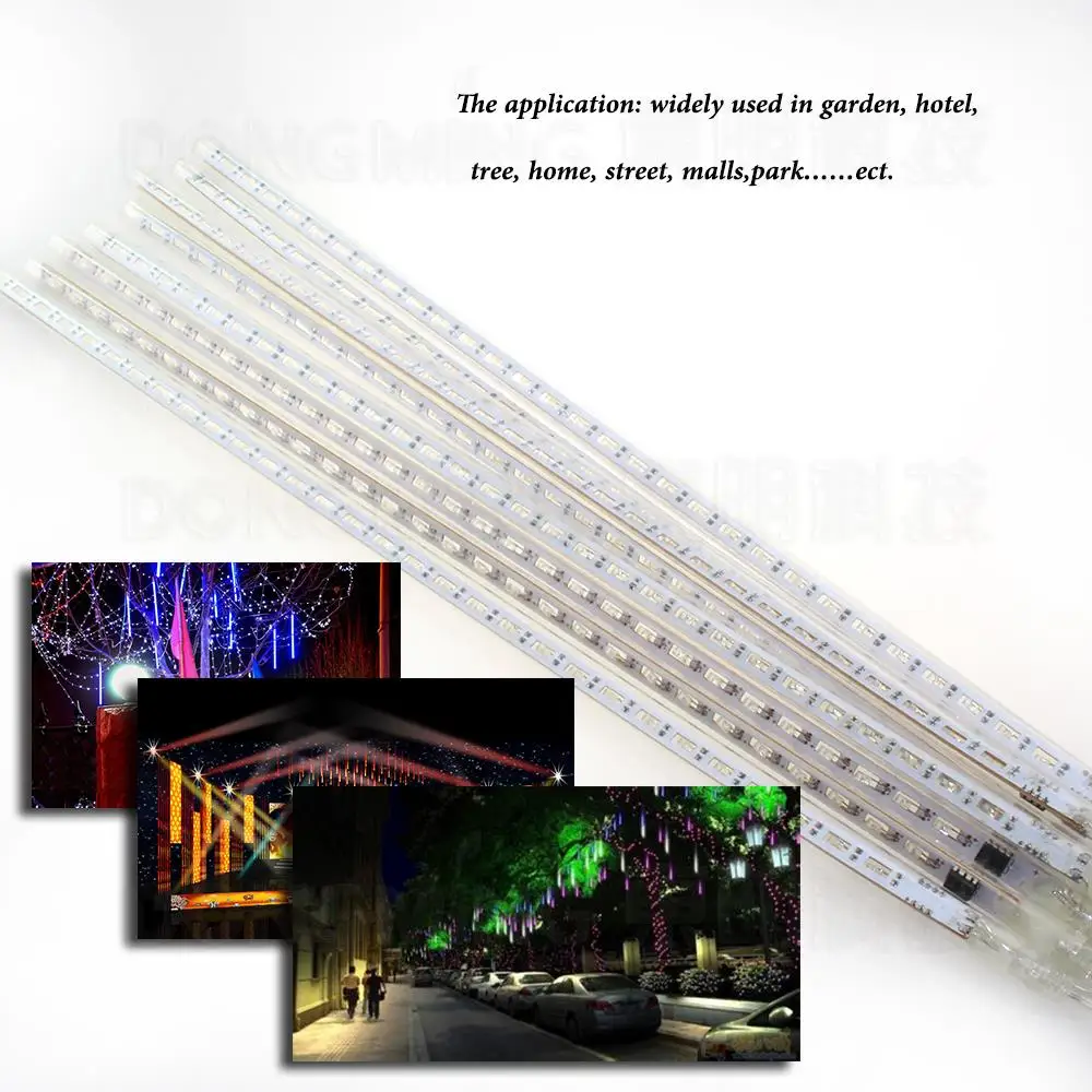 8pc/set 50cm Meteor Rain led Tube Light for Party Wedding Holiday LED Meteor Light shower, led christmas tree light super bright 8pc/set 50cm Meteor Rain led Tube Light for Party Wedding Holiday LED Meteor Light shower, led christmas tree light super bright