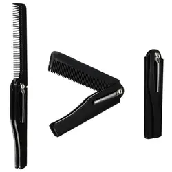 Портативный складной нож типа рога гребни для волос путешествия коммерческий пластиковый небольшой гребень для мужчин специальный нож