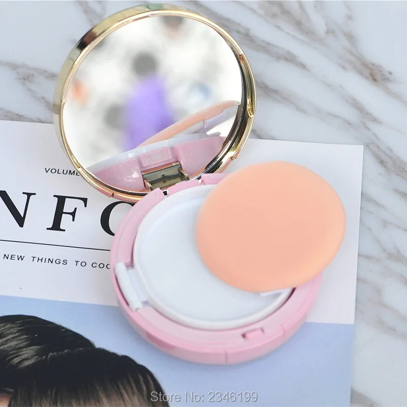 8 шт./лот розовый пустой Air Cushion Foundation, DIY Пластик лица макияж инструмент, пластик cc/bb крем контейнер, Для женщин Красота инструмент