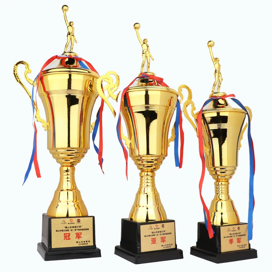 

Hot sale!New Metal Trophy Football Basketball Game Badminton Championship Trophy R1558
