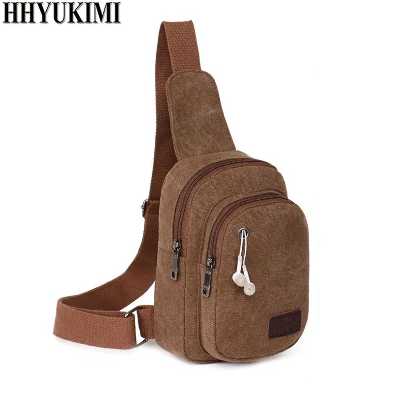 

HHYUKIMI Vogue Star New Fashion Man Shoulder Bag Men Waterproof Canvas Messenger Bags Casual Travel Military Bag