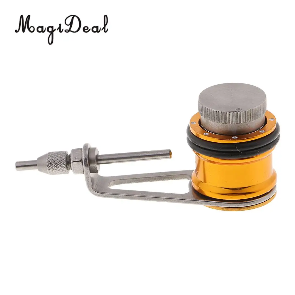 MagiDeal Bobbin Knotter PE Line Leader Line Knot Tying Tool Jigging Knots with quick adjusting disk-drag for making PR serving