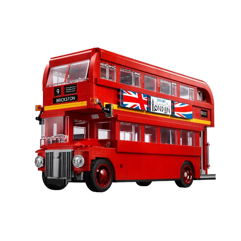 

Compatible with Lego Genuine Technic Series 10258 21045 1716pcs London Bus building blocks Figure bricks toys for children